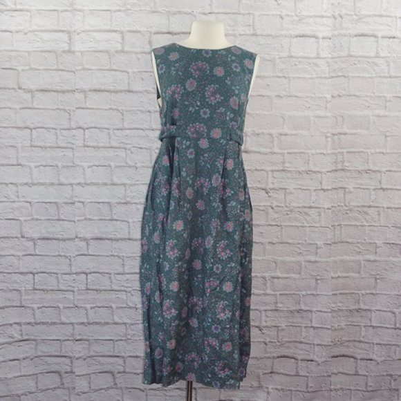 Vintage 80s Laura Ashley Floral Dress - Picture 1 of 13